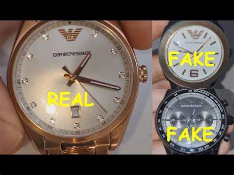 real armani watch vs fake|are armani watches real.